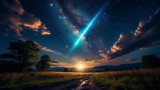 Яркий болид осветил ночное небо над Челябинском