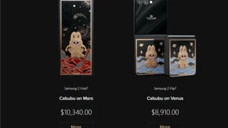 Лимитированные Samsung Galaxy Z Fold7 и Z Flip7 с золотом и метеоритом вдохновлены фигурками Labubu