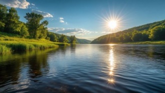 Температура воды в Волге у Самары достигла +22 градусов
