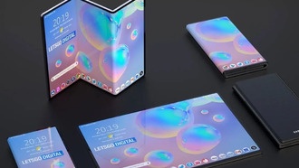 Samsung готовит смартфон с тремя экранами. Презентация в этом году?