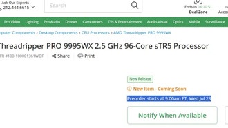 AMD Threadripper 9000: цены на новые процессоры с 96 ядрами достигают 13000 долларов