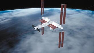 Китайский грузовой корабль Tianzhou 9 успешно пристыковался к орбитальной станции Tiangong