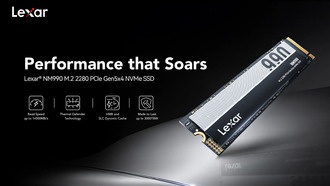 Lexar представила SSD NM990 PCIe 5.0 с рекордной скоростью до 14 ГБ/с