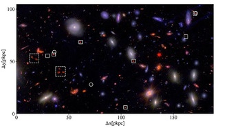 Астрономы обнаружили необычно развитое ядро в далёком протоскоплении галактик