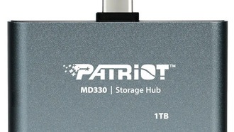 Patriot Memory представила компактный хаб MD330 с хранилищем и зарядкой