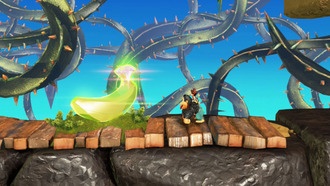 Как попасть в секретный бочонок в Bramble Country в Donkey Kong Bananza