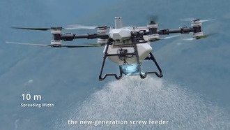 DJI представила мощный сельскохозяйственный дрон Agras T100