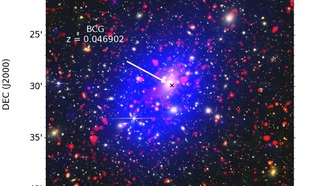 В галактическом скоплении Abell 3558 обнаружен необычный мини-гало