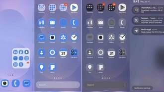 Samsung представила эффект Glass UI в ответ на Liquid Glass от Apple