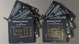 Учебники с «страницами» из печатных плат: интерактивные книги по электронике за $37