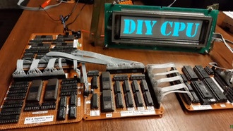 Польский энтузиаст собрал процессор из старых чипов памяти