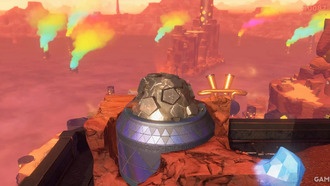 Как разрушить нептунит в DK Bananza (Слой Каньона)