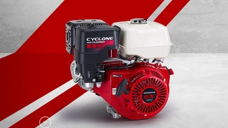 Honda представила в Китае бензиновый двигатель GX430 с рекордным для одноцилиндровых моделей объёмом