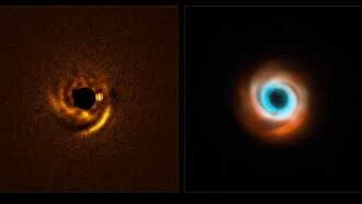 Астрономы обнаружили формирующуюся планету, создающую спиральные рукава в протопланетном диске