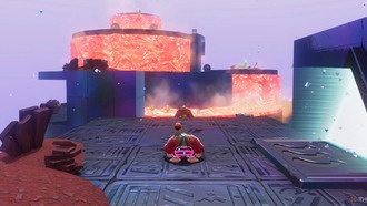 Где найти средний бананиумовый самоцвет в Red-Hot Rotations в Donkey Kong Bananza?