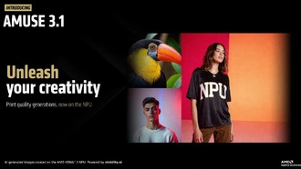 AMD и Stability AI представили локальное ИИ-генерацию изображений на ноутбуках с NPU