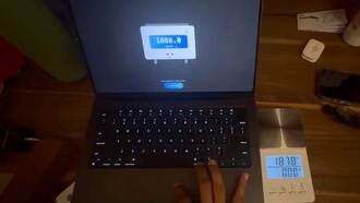 Трекпад MacBook Pro можно использовать как весы — исходный код приложения доступен бесплатно