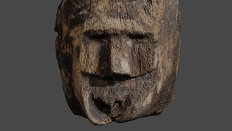 В Польше нашли 1000-летнее резное деревянное лицо, раскрывающее раннеславянскую духовность