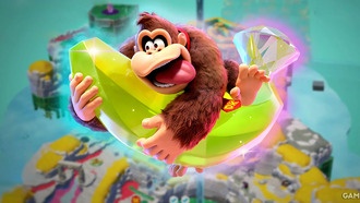 Все бананиумовые самоцветы в Лагуне SL101 в Donkey Kong: Bananza