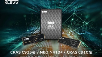 KLEVV представила обновлённую линейку SSD: CRAS C925G, CRAS C910G и NEO N410+