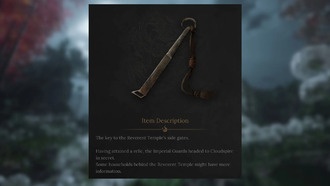 Где найти ключ от Храма Благочестия в Wuchang: Fallen Feathers