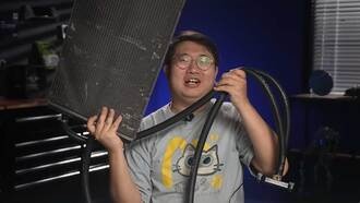 Китайский ютубер охладил процессор AMD Threadripper Pro 9995WX радиатором от BMW M4 и вентиляторами от Toyota Highlander