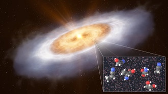 Обнаружены сложные органические молекулы в протопланетном диске звезды V883 Orionis
