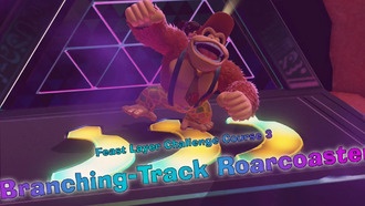 Как собрать все бананы на аттракционе Branching-Track Roarcoaster в DK Bananza (Feast Layer)