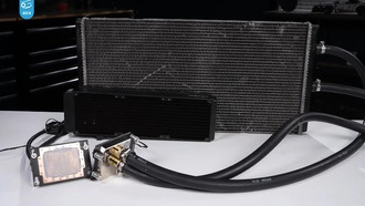 96-ядерный Threadripper Pro разогнали с помощью автомобильного радиатора