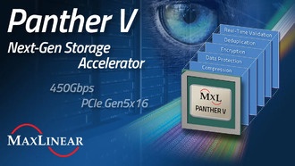 MaxLinear представила Panther V — ускоритель хранения данных с пропускной способностью 450 Гбит/с