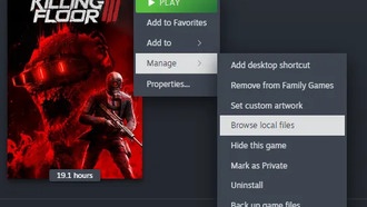 Как отключить заставки в Killing Floor 3