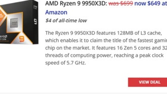 Две лучшие игровые CPU от AMD упали в цене до исторического минимума
