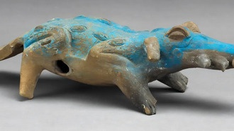 Учёные выяснили происхождение минералов для священного «Майяского синего» в керамике из Белиза