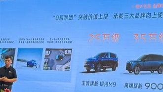 Geely представила флагманский внедорожник Galaxy M9 за 2,5 миллиона рублей