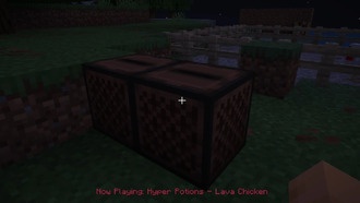 Как получить пластинку Lava Chicken в Minecraft