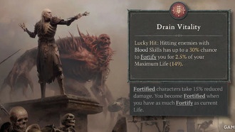 Diablo 4: Гайд по пассивному навыку «Высасывание жизней»