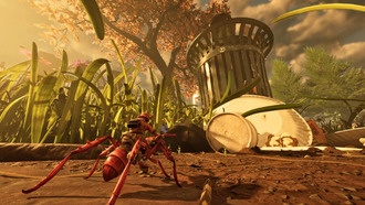 Как добраться до вершины мусорного бака в Grounded 2