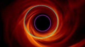 Симуляции раскрыли неожиданные температуры электронов у горизонта событий черной дыры M87