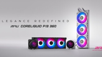 MSI представила новую серию жидкостных охладителей MPG CORELIQUID P13
