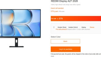 Redmi представила монитор A27 2026 с частотой 144 Гц и тонкими рамками