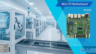 IBASE представила компактную материнскую плату MI1005 для промышленного IoT и edge-искусственного интеллекта