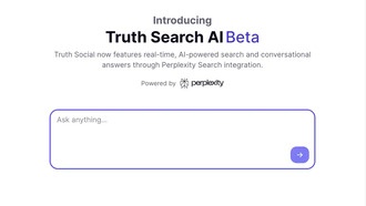 Trump Media и Perplexity запускают «Truth Search AI» — новый инструмент против «цензуры Big Tech»