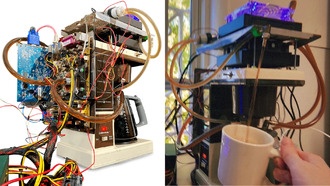 Изобретатель создал ПК с охлаждением на кофе