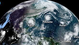 Северная Атлантика сталкивается с учащением кластеров ураганов из-за потепления климата