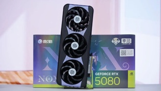 Galaxy представила видеокарту RTX 5080 NOX OC с зеркальной задней панелью