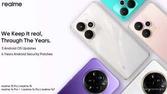 Realme расширяет поддержку смартфонов серий 15 и 14 до трёх обновлений Android