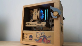 Энтузиаст собрал игровой ПК на базе AMD полностью из картона