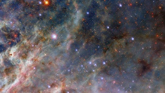Хаббл запечатлел бурю рождения звёзд в 160 000 световых годах от Земли