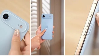 iPhone 17 Air в небесно-голубом цвете: первые изображения и подробности