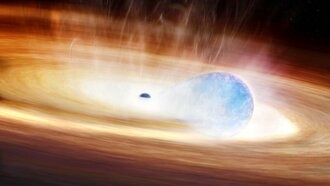 Астрономы обнаружили новый тип сверхновой, вызванной взаимодействием черной дыры и звезды